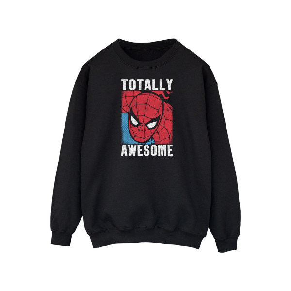 Spider-Man Mens Totally Awesome Sweatshirt M Svart Black M