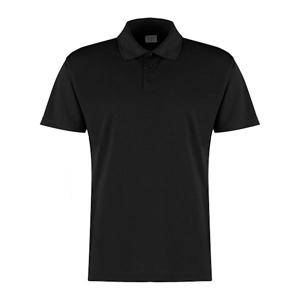 Kustom Kit Cooltex Plus Micro Mesh Regular Polo Shirt XXL för män Black XXL