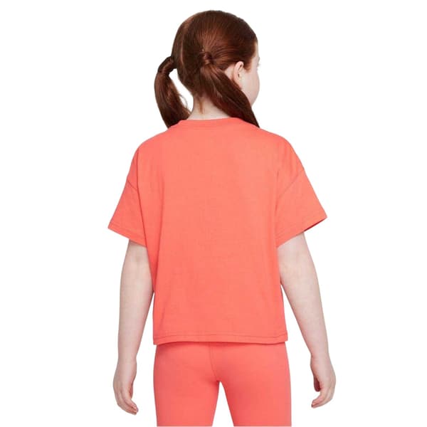 Nike Flickor Swoosh Regular T-Shirt 7-8 År Magic Ember Magic Ember 7-8 Years