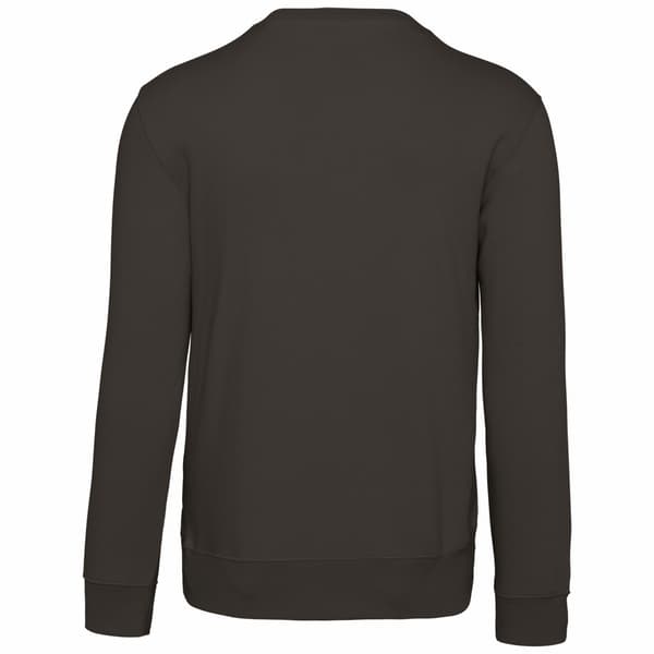 Kariban Herr Crew Neck Sweatshirt M Mörkgrå Dark Grey M