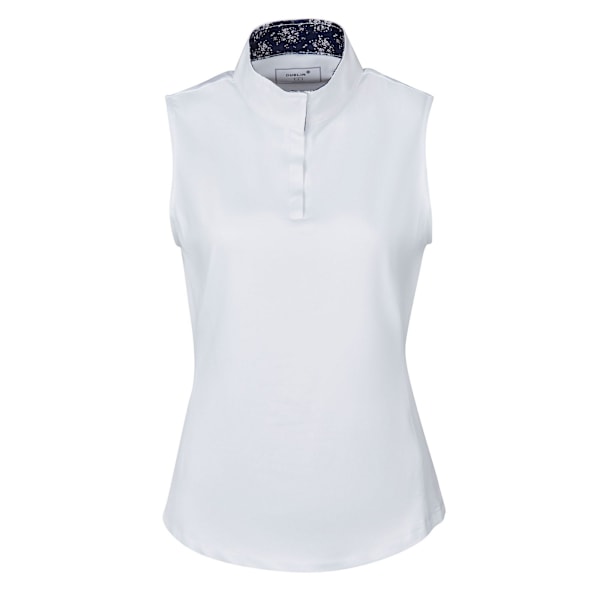 Dublin Dam/Damer Ria Sleeveless Competition Shirt XS Vit/ White/Navy XS