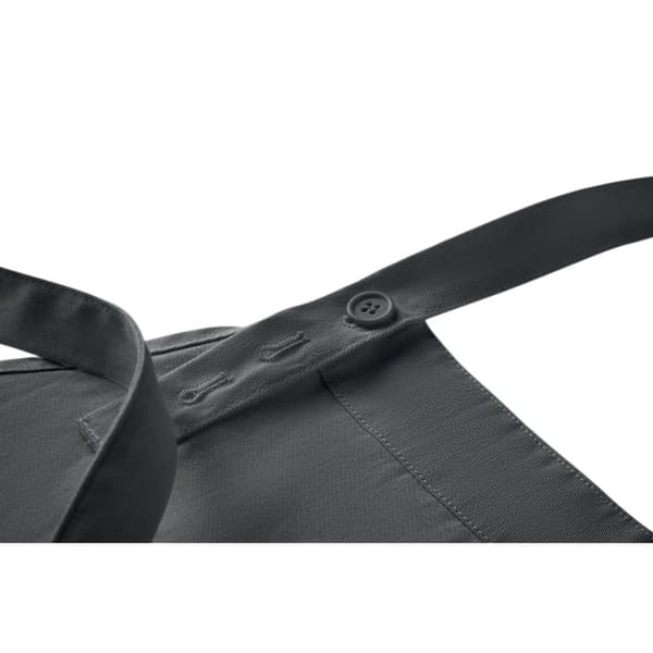 MidOcean Gamma Haklappsförkläde i ekologisk bomull En storlek Stengrå Stone Grey One Size