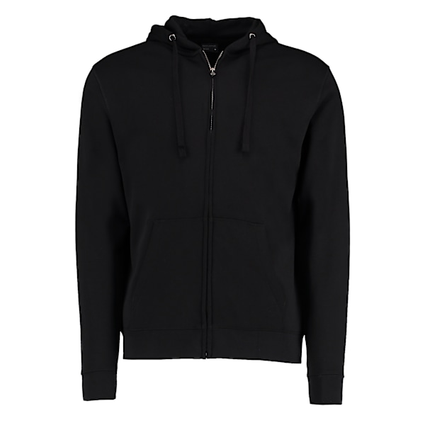 Kustom Kit Herr Full Zip Hooded Sweatshirt L Svart Black L