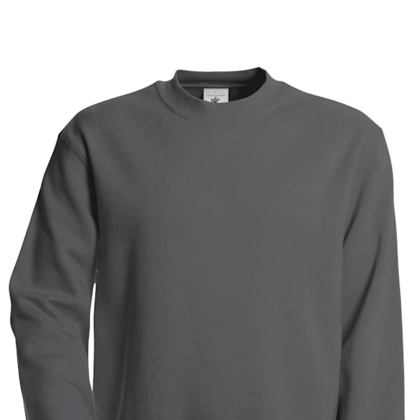 B&C Unisex Set-in Sweatshirt S Stålgrå Steel Grey S