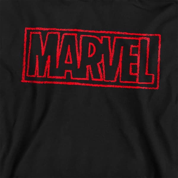 Marvel Barn/Kids Doodle Brick Pull Over Hoodie 9-11 år Black 9-11 Years