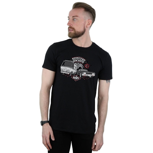 Scoobynatural Herr Mystery Machine Och Baby T-Shirt 3XL Svart Black 3XL