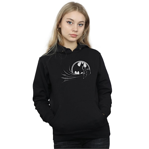 DC Comics Dam/Kvinnor Batman Spot Hoodie L Svart Black L