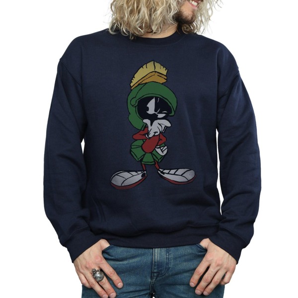 Looney Tunes Herr Marvin The Martian Pose Sweatshirt XXL Navy B Navy Blue XXL