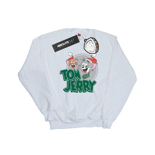 Tom And Jerry Herr Julhälsningar Sweatshirt M Vit White M