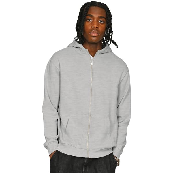 Casual Classics Unisex Vuxen Core Hoodie i Kammad Bomull 4XL Askgrå Ash Grey 4XL