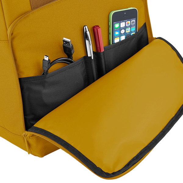 Bagbase Roll Top Twin Handle Laptop Bag One Size Senapsgul Mustard Yellow One Size