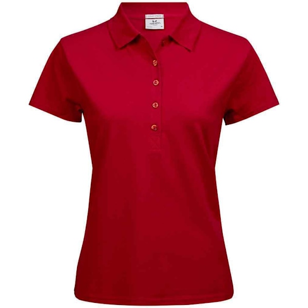 Tee Jays Dam/Damer Lyxig Stretch Poloshirt XXL Röd Red XXL