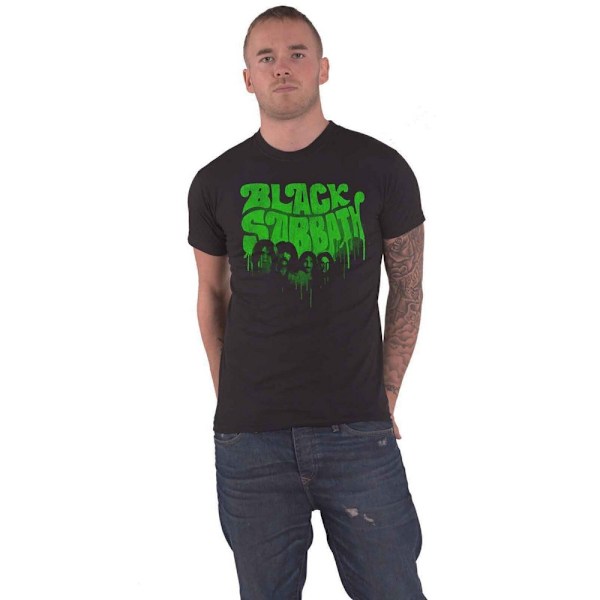 Black Sabbath Unisex Graffiti T-shirt S Svart Black S