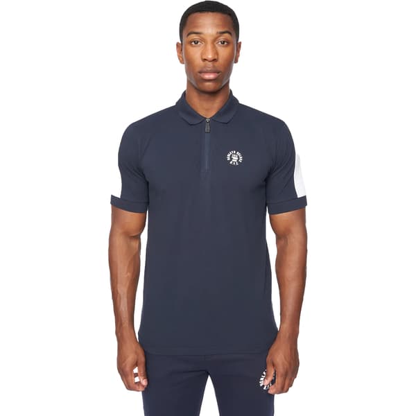 Henleys Herr Calyer Pikétröja M Marinblå Navy M