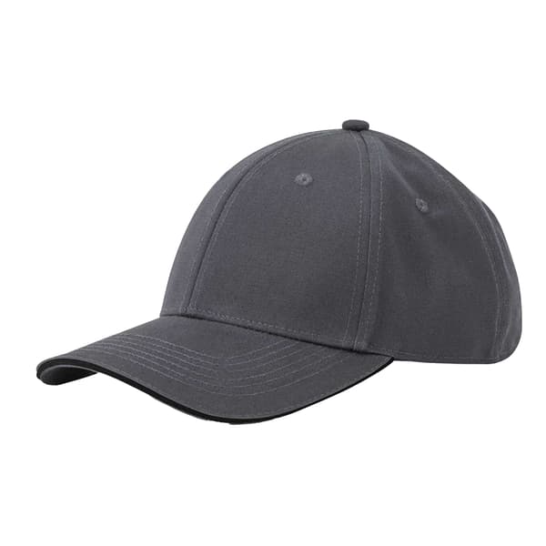 Beechfield EarthAware 6 Panel Ekologisk Bomulls Baseballkeps En Storlek Graphite Grey/Black One Size