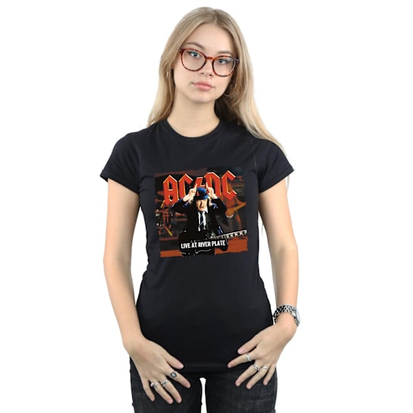 AC/DC Dam/Kvinnor Live At River Plate Columbia Records Bomull Black M