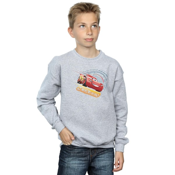 Disney Boys Cars Lightning McQueen Sweatshirt 12-13 år Sport Sports Grey 12-13 Years