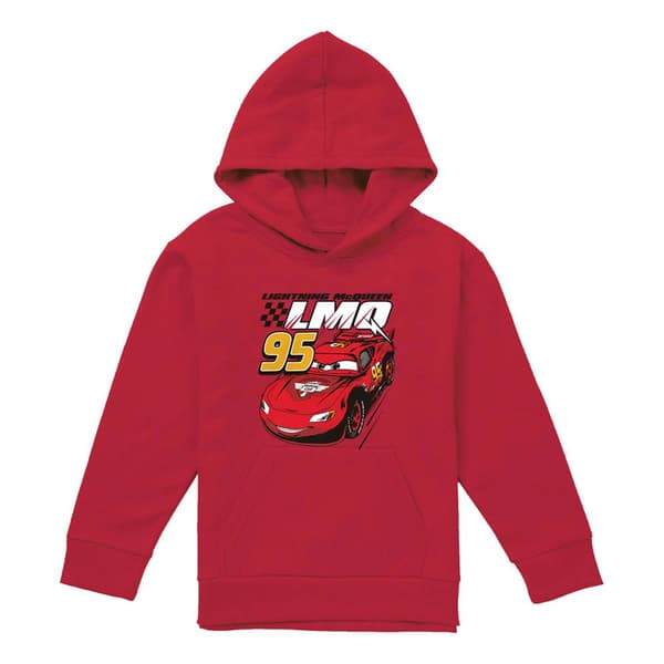 Bilar Barn/Kids Speed Lightning McQueen Pullover Hoodie 5-6 Red 5-6 Years