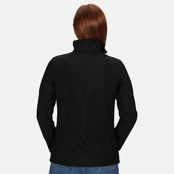 Regatta Womens/Ladies Ablaze Printable Soft Shell Jacket 8 UK B Black/Black 8 UK