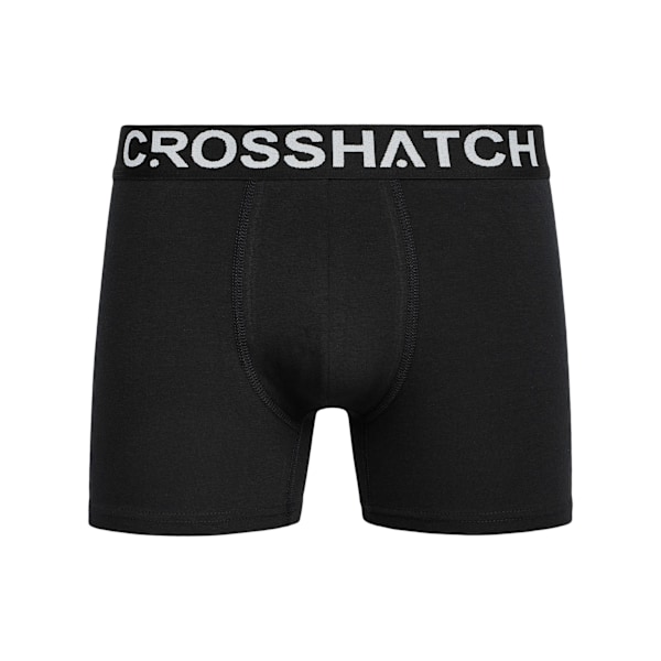 Crosshatch Mens Astral Boxer Shorts (5-pack) L Svart Black L