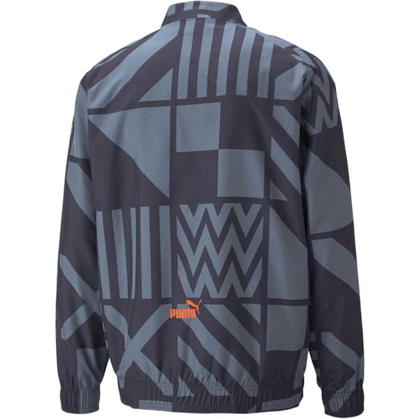 Puma Herr Geometrisk Anorak S Night Blue Night Blue S