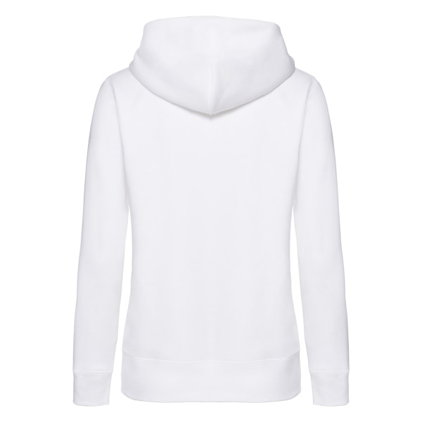 Fruit of the Loom Womens/Ladies Premium Hooded Lady Fit Hoodie White XS