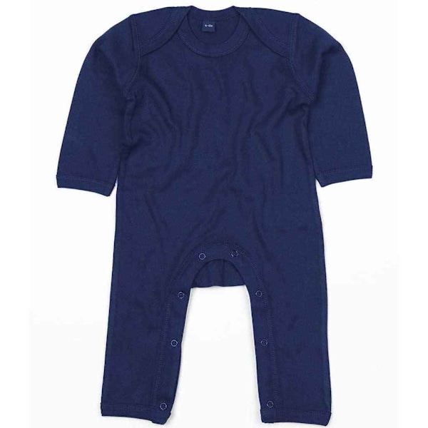 Babybugz Baby Long-Sleeved Babygrow 12-18 Months Nautical Navy Nautical Navy 12-18 Months