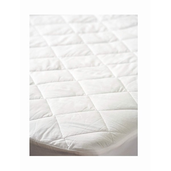 Belledorm Bomull Madrasskydd Dubbel Vit White Double