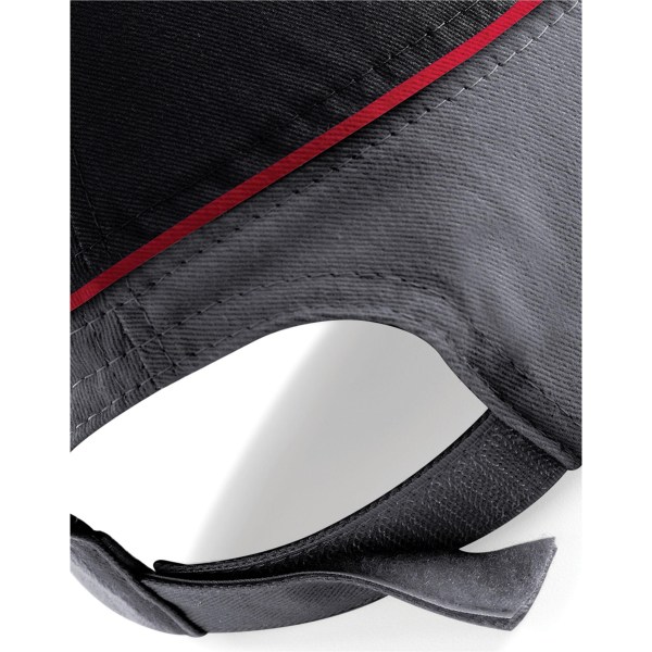 Beechfield Teamwear Competition Cap One Size Svart/Grafit/Cla Black/Graphite/Classic Red One Size