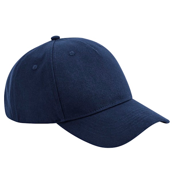 Beechfield Unisex Vuxen Ekologisk Bomull 5 Panel Baseball Cap One Navy Blue One Size
