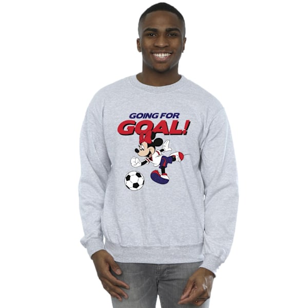 Disney Herr Minnie Mouse Going For Goal Sweatshirt S Sports Grå Sports Grey S