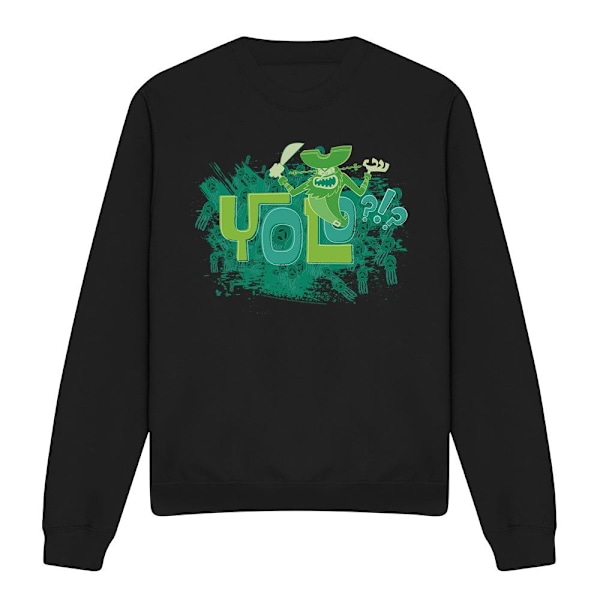 SvampBob Fyrkant Unisex Vuxen Yolo?!? Sweatshirt S Svart Black S
