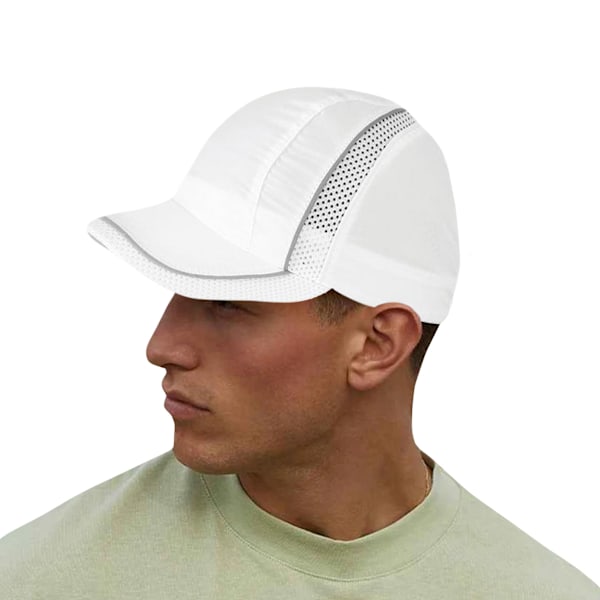Beechfield Coolmax® Flow Mesh Baseball Cap / Headwear (2-pack) White One Size