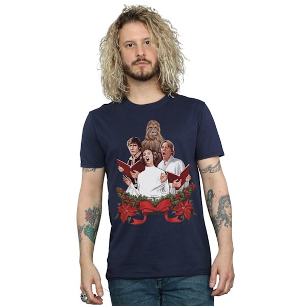 Star Wars Jultröja för Herr 5XL Marinblå Navy Blue 5XL