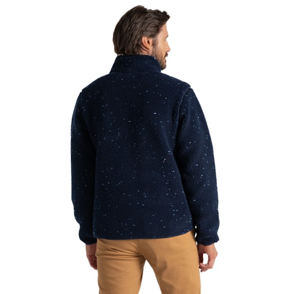 Craghoppers Herr Tatton Flecked Halvzip Fleece Topp S Blå Marinblå Blue Navy S