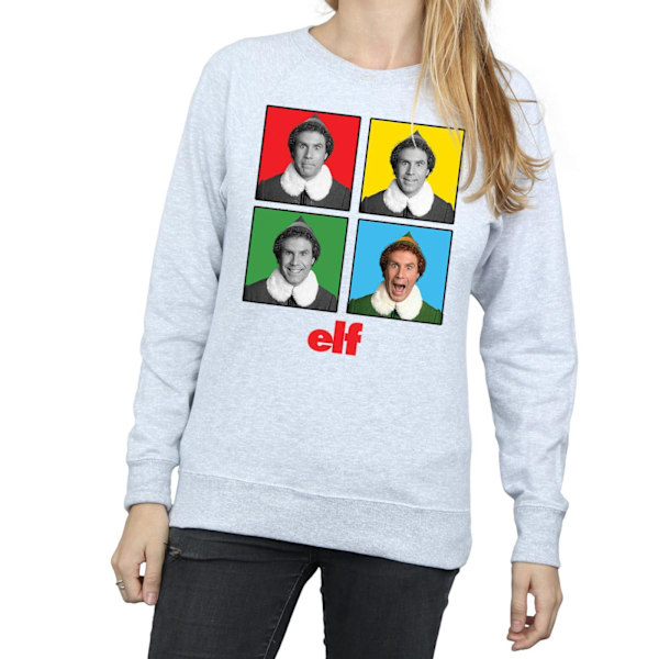 Elf Dam/Kvinnor Fyra Ansikten Sweatshirt M Sports Grey Sports Grey M