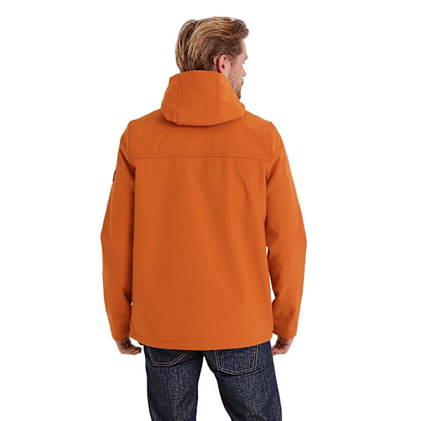 TOG24 Truro Softshell-jacka med huva för män, L, mörk orange Dark Orange L