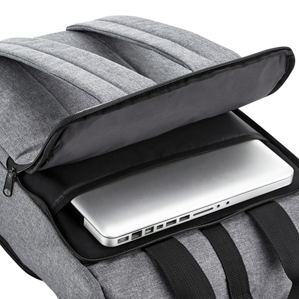 Bagbase Roll Top Twin Handle Laptop Bag One Size Grey Marl Grey Marl One Size