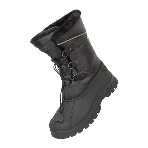 Mountain Warehouse Whistler Adaptive Snow Boots för barn Black 1 UK