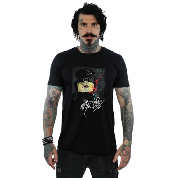 DC Comics herr Batman TV-serie signatur T-shirt 3XL svart Black 3XL