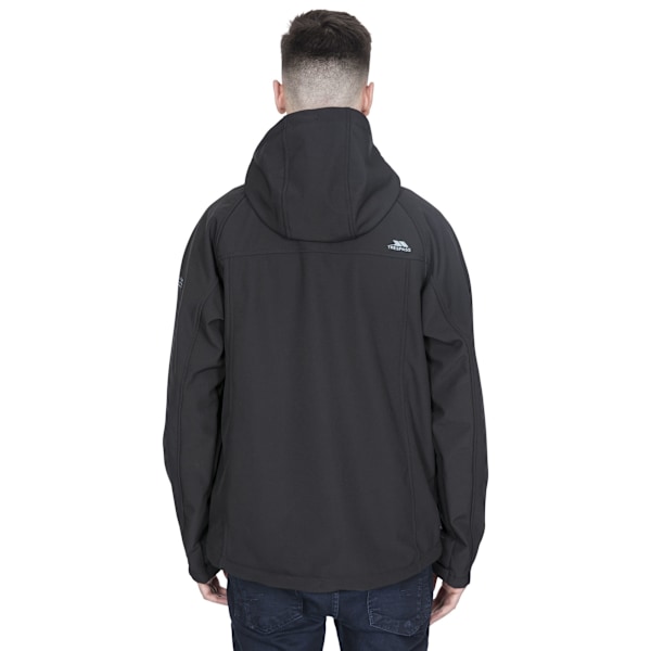 Trespass Mens Accelerator II Vattentät Softshelljacka XL Bla Black XL