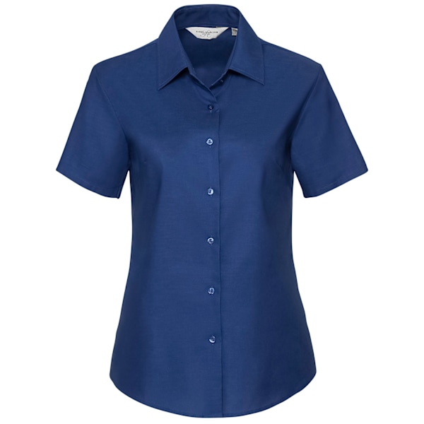 Russell Collection Dam/Dam Oxford Kortärmad Skjorta 6XL Bright Royal Blue 6XL