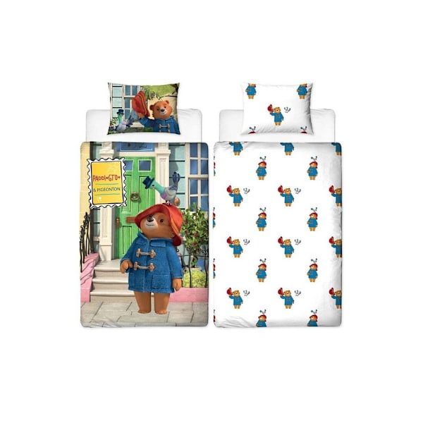 Paddington Bear Friends Vändbar Påslakanset Enkelsäng Multi Multicoloured Single