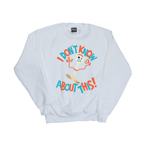Disney Pojkar Toy Story 4 Forky Jag Vet Inte Om Detta Sweatshirt White 7-8 Years