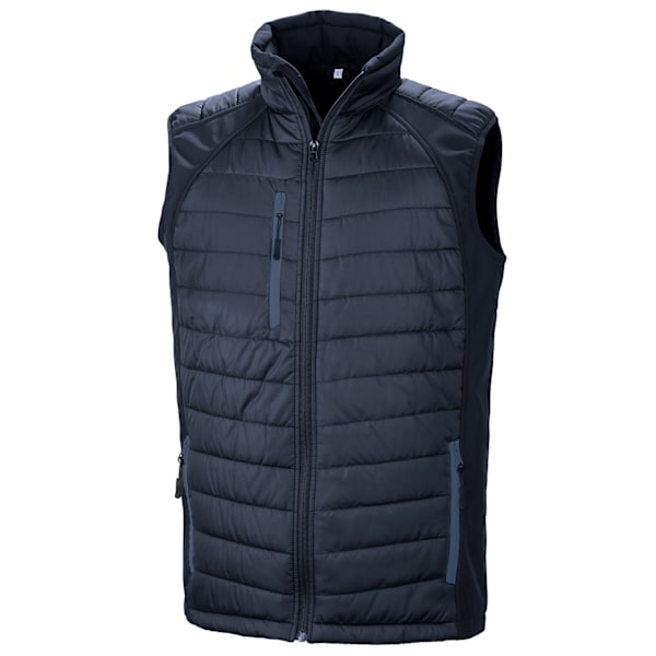 Result Genuine Recycled Unisex Adult Compass Softshell Padded G Navy XXL