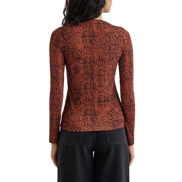 Nobody´s Child Dam Ormmönstrad Slim Topp 8 UK Brun Brown 8 UK