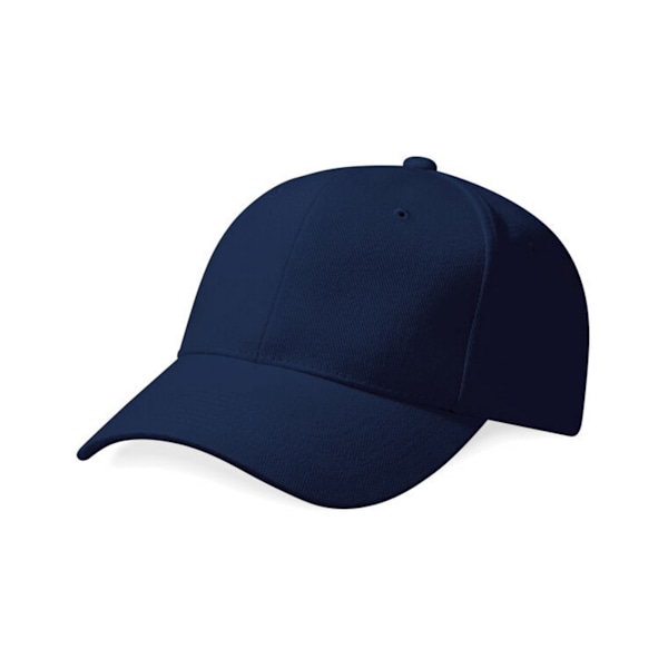 Beechfield Unisex Pro-Style Heavy Brushed Cotton Baseball Cap French Navy One Size