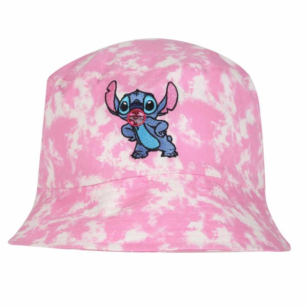 Lilo & Stitch Unisex Vuxen Face Bucket Hat One Size Rosa Pink One Size