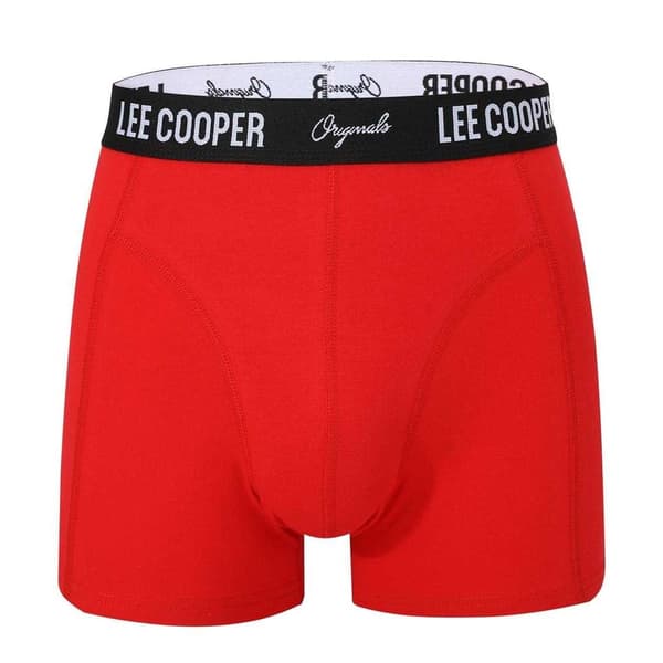 Lee Cooper Boxershorts för män (10-pack) S Svart/Grå/Röd/Vit Black/Grey/Red/White S