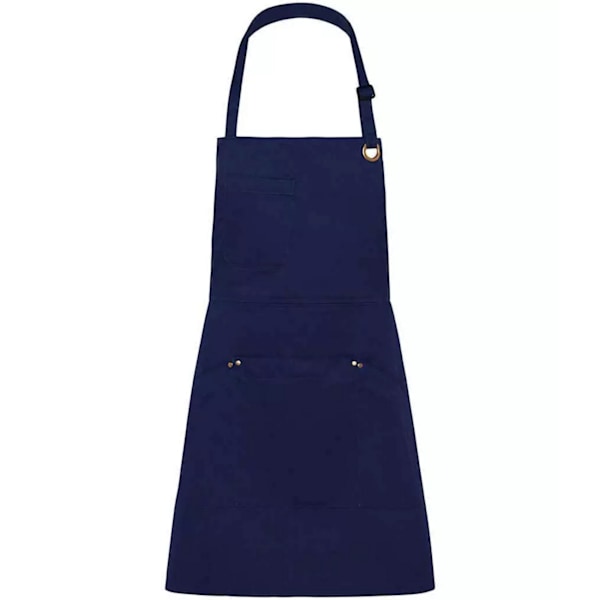 Le Chef Utility Bib Förkläde One Size Indigo Indigo One Size